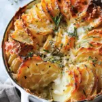 Cheese Herb Potato Gratin Side Dish