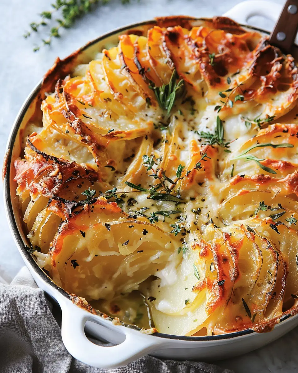 Cheese Herb Potato Gratin: The Best Comforting Side Dish