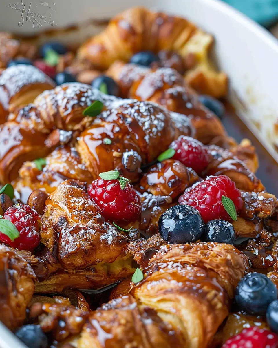 Croissant French Toast Casserole