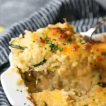 Cheesy Rice Casserole with Zucchini Recipe