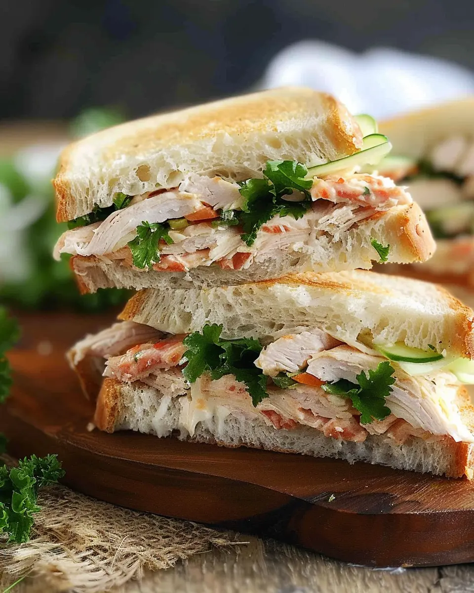 Chicken Mayonnaise Sandwiches: The Best Juicy Twist for Lunch