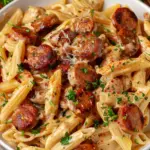 Creamy Cajun Sausage Pasta