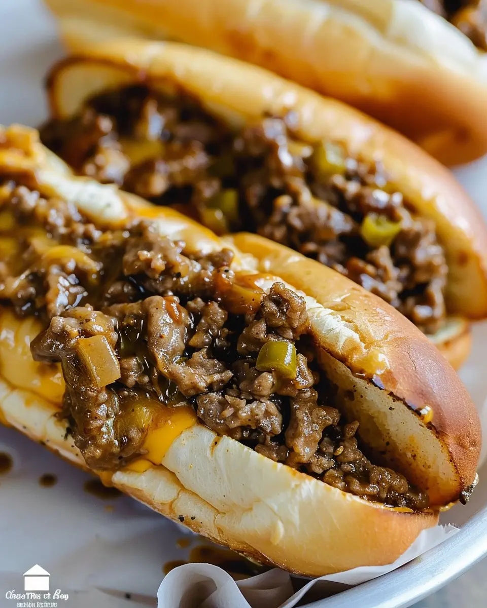 Cheesy Hot Beef Sandwich Recipe