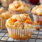 Peach Cobbler Muffins