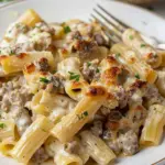 Sausage Alfredo Rigatoni