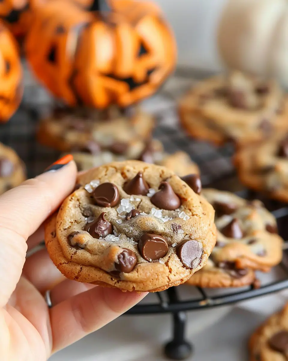 Easy Halloween Chocolate Chip Cookies
