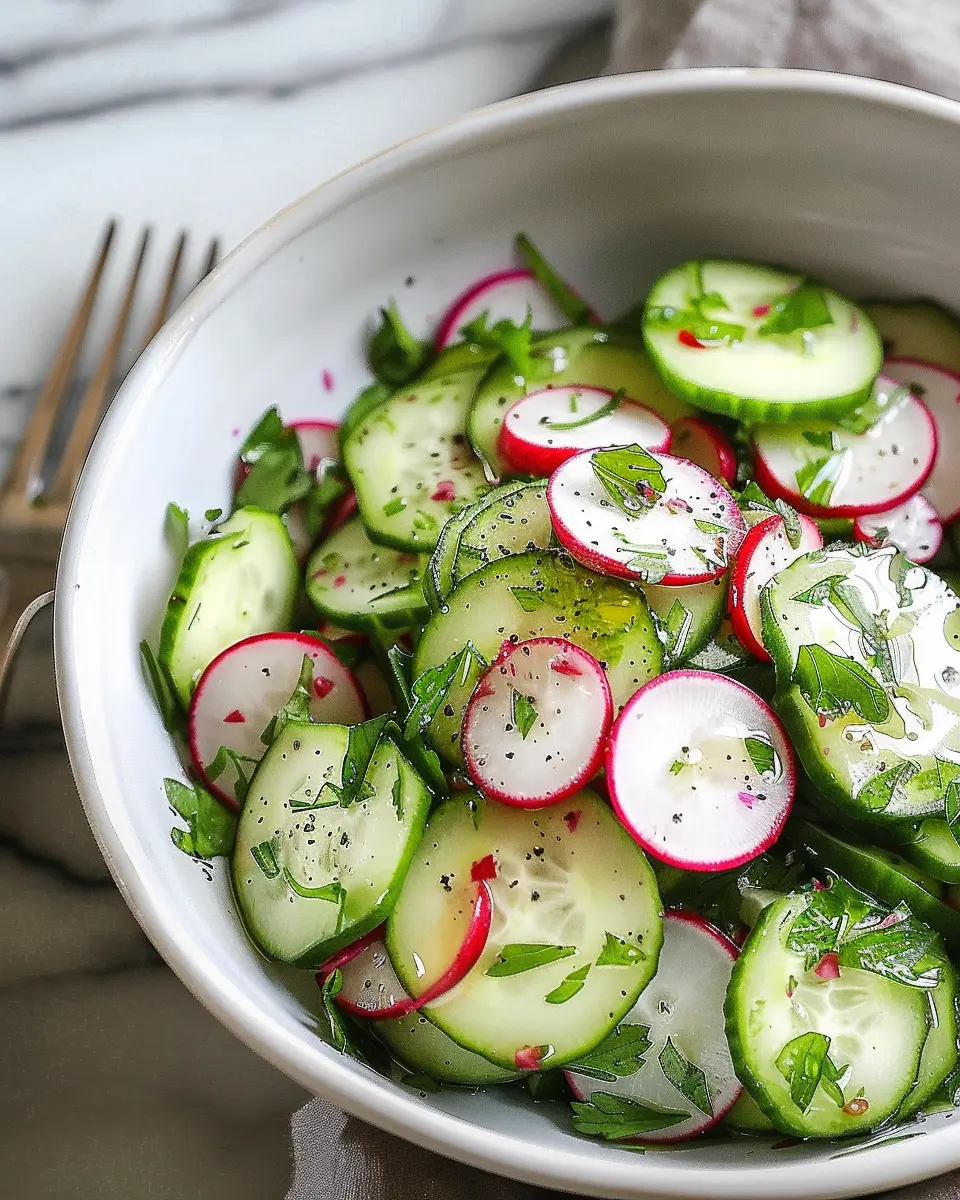 Cucumber Radish Salad: The Easy Refreshing Side You Need